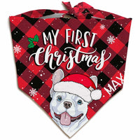 Personalized Dog First Christmas Bandana NB193 85O34 thumb 1