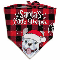 Personalized Dog Santa Helper Christmas Bandana NB183 81O34 thumb 1