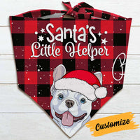Personalized Dog Santa Helper Christmas Bandana NB183 81O34 thumb 1