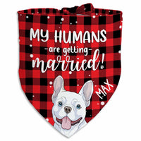 Personalized Wedding Announcement Dog Bandana NB192 23O47 thumb 1