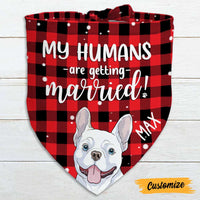 Personalized Wedding Announcement Dog Bandana NB192 23O47 thumb 1
