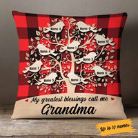 Personalized Mom Grandma Granddaughter Grandson Pillow NB182 30O58 thumb 1