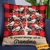 Personalized Mom Grandma Granddaughter Grandson Pillow NB182 30O58 1