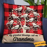 Personalized Mom Grandma Granddaughter Grandson Pillow NB182 30O58 thumb 1
