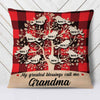 Personalized Mom Grandma Granddaughter Grandson Pillow NB182 30O58 1