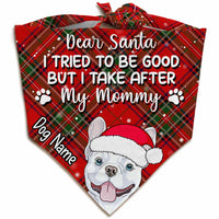 Personalized Dog Dear Santa Christmas Bandana NB201 30O58 thumb 1