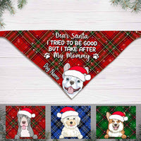 Personalized Dog Dear Santa Christmas Bandana NB201 30O58 thumb 1
