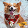 Personalized Dog Dear Santa Christmas Bandana NB201 30O58 1