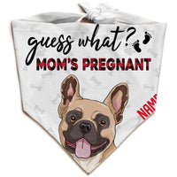 Personalized Dog Mom Pregnant Bandana NB202 95O36 thumb 1