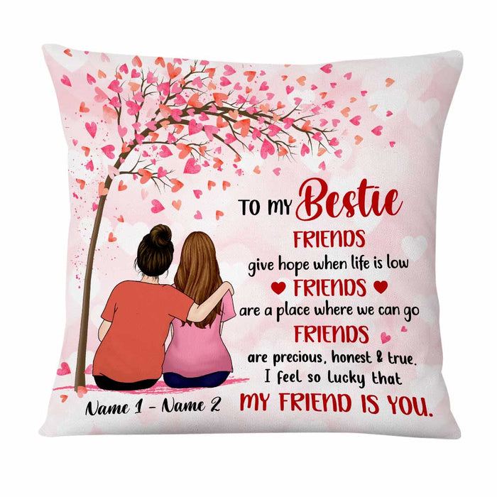Personalized Friends Sisters Friendship Pillow NB201 24O47 1