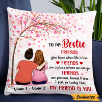 Personalized Friends Sisters Friendship Pillow NB201 24O47 thumb 1