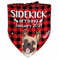 Personalized Dog Pregnancy Announcment Bandana NB201 26O47 thumb 1