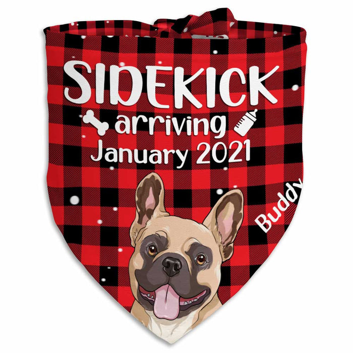 Personalized Dog Pregnancy Announcment Bandana NB201 26O47 1