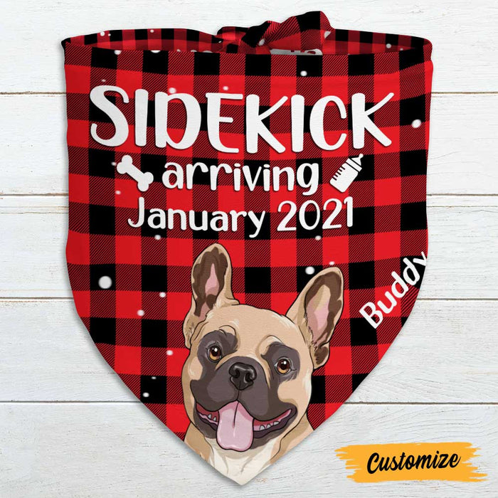 Personalized Dog Pregnancy Announcment Bandana NB201 26O47 1