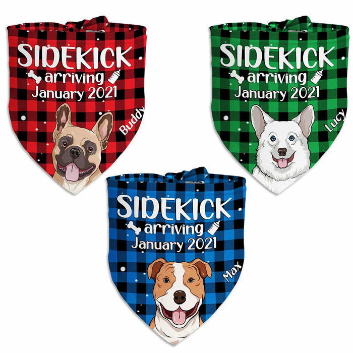 Personalized Dog Pregnancy Announcment Bandana NB201 26O47 1