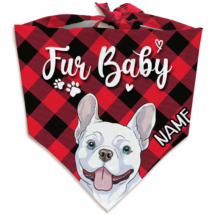 Personalized Fur Baby Dog Bandana NB202 24O34 1