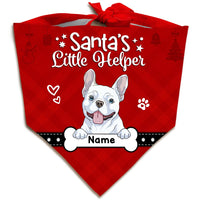 Personalized Dog Christmas Santa Belt Bandana NB203 24O57 thumb 1