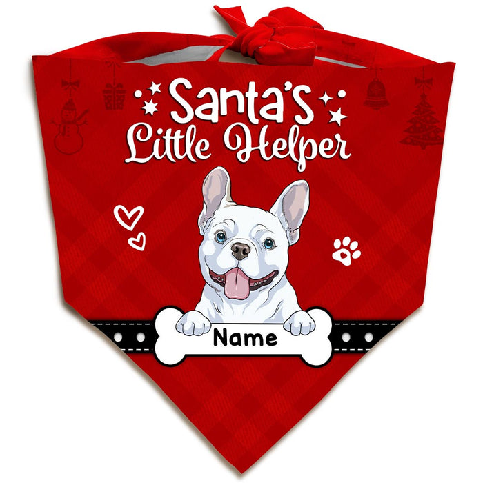 Personalized Dog Christmas Santa Belt Bandana NB203 24O57 1