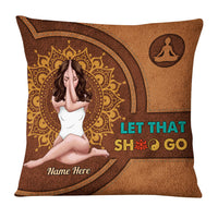 Personalized Yoga Girl Pillow NB201 87O53 thumb 1