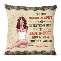 Personalized Yoga Girl Pillow NB202 87O53 thumb 1