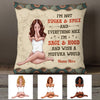 Personalized Yoga Girl Pillow NB202 87O53 1