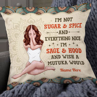 Personalized Yoga Girl Pillow NB202 87O53 thumb 1