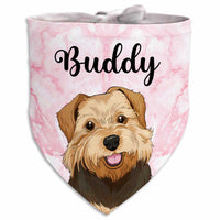 Personalized Dog Marble Bandana NB204 24O47 thumb 1