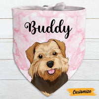 Personalized Dog Marble Bandana NB204 24O47 thumb 1