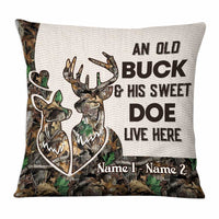Personalized Hunting Couple Pillow NB202 30O58 thumb 1