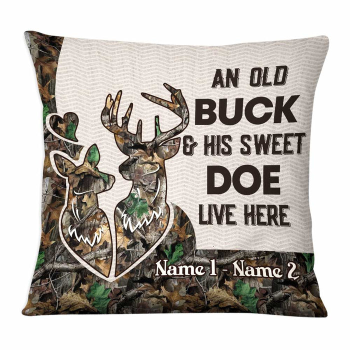 Personalized Hunting Couple Pillow NB202 30O58 1