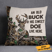 Personalized Hunting Couple Pillow NB202 30O58 thumb 1