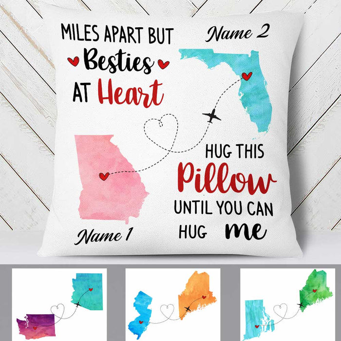 Personalized Friends Sister Long Distance Pillow NB223 81O34 1
