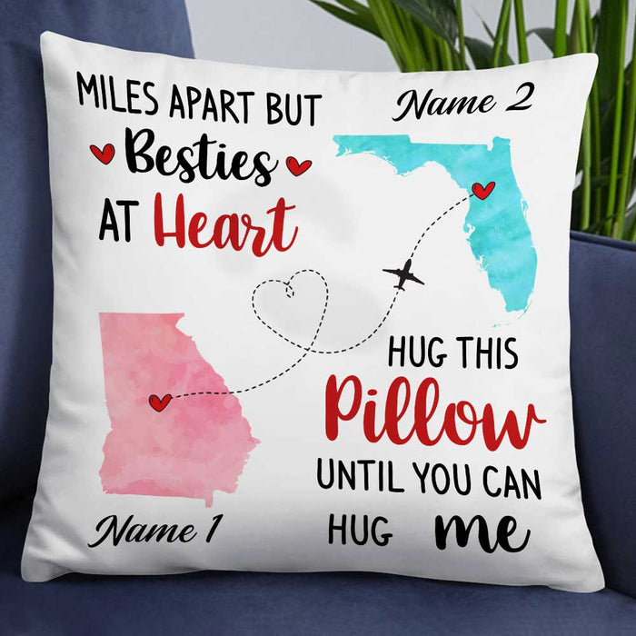 Personalized Friends Sister Long Distance Pillow NB223 81O34 1