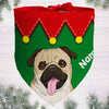 Personalized Christmas Elf Dog Bandana NB192 95O57 1