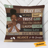 Personalized BWA Pray God Pillow NB222 30O58 thumb 1