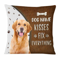 Personalized Dog Kisses Photo Pillow NB222 95O57 thumb 1