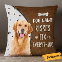 Personalized Dog Kisses Photo Pillow NB222 95O57 thumb 1