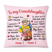 Personalized Grandpa Dad Granddaughter Daughter Pillow NB231 24O57 thumb 1