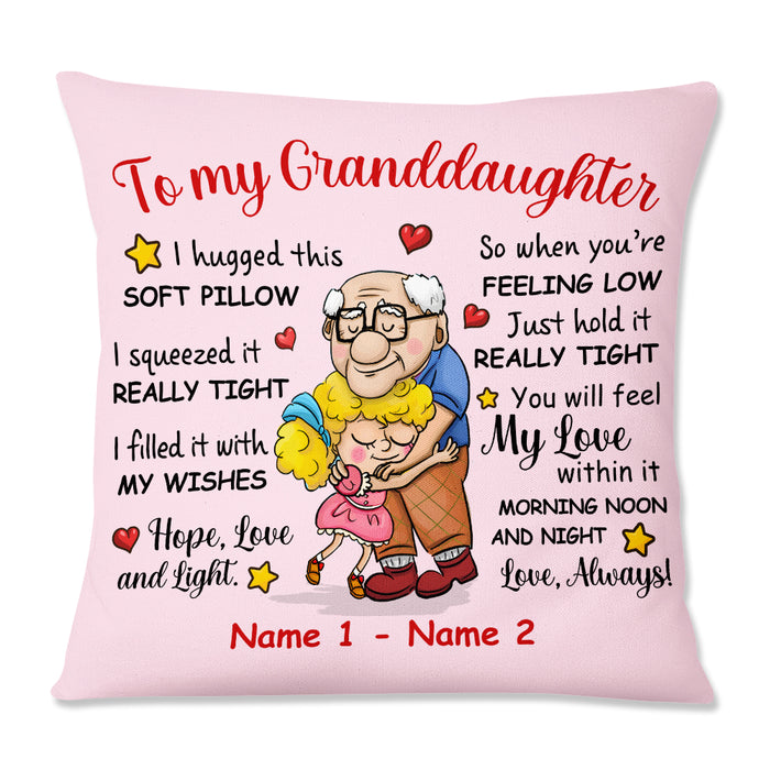 Personalized Grandpa Dad Granddaughter Daughter Pillow NB231 24O57 1