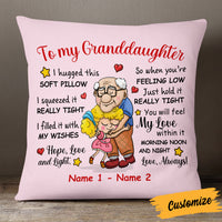 Personalized Grandpa Dad Granddaughter Daughter Pillow NB231 24O57 thumb 1