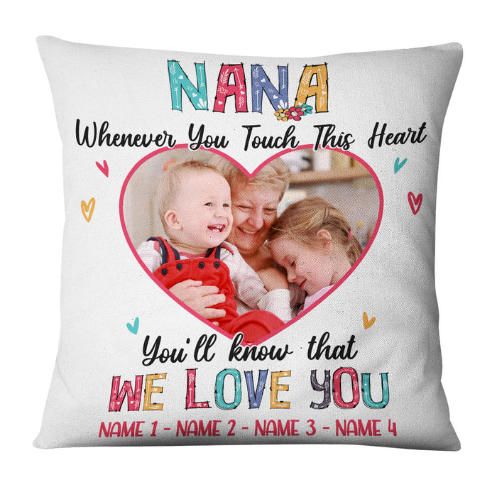 Personalized Grandma Mom Pillow NB231 87O36 1