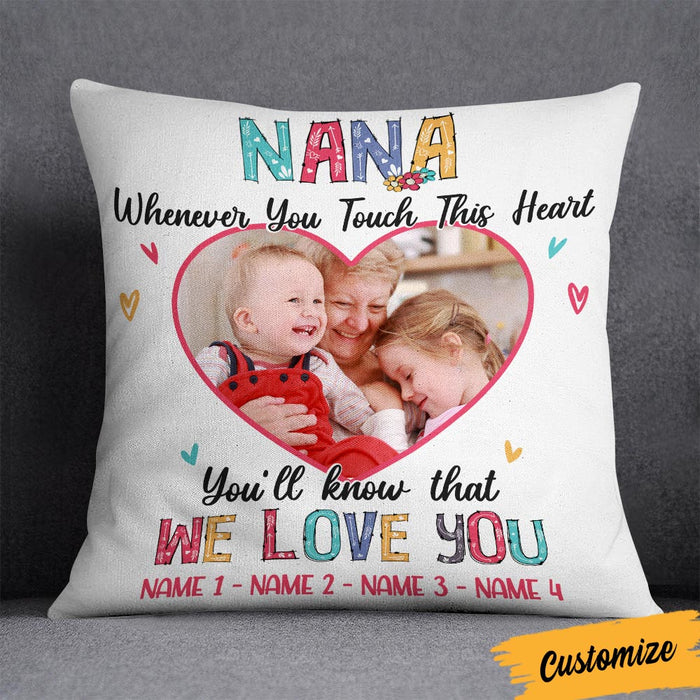 Personalized Grandma Mom Pillow NB231 87O36 1