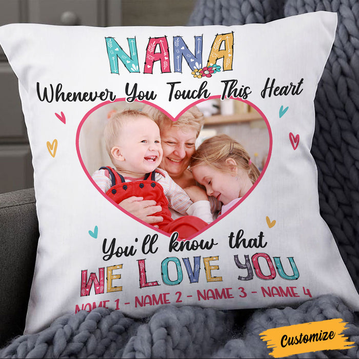 Personalized discount nana pillow