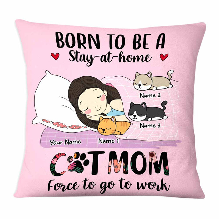 Personalized Cat Mom Pillow NB221 30O58 1