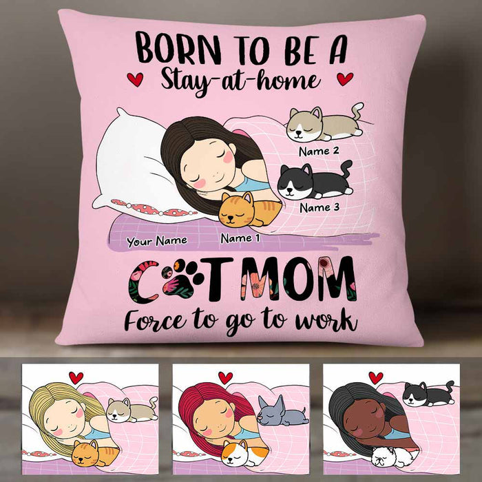 Personalized Cat Mom Pillow NB221 30O58 1