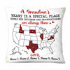 Personalized Grandma Mom Long Distance Pillow NB221 87O58 1