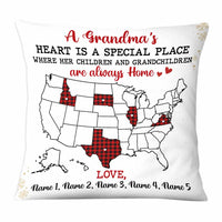 Personalized Grandma Mom Long Distance Pillow NB221 87O58 thumb 1