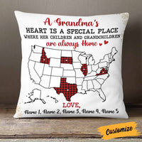 Personalized Grandma Mom Long Distance Pillow NB221 87O58 thumb 1