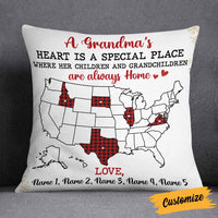 Personalized Grandma Mom Long Distance Pillow NB221 87O58 thumb 1