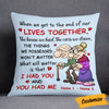 Personalized Old Couple Love Pillow NB232 24O53 1